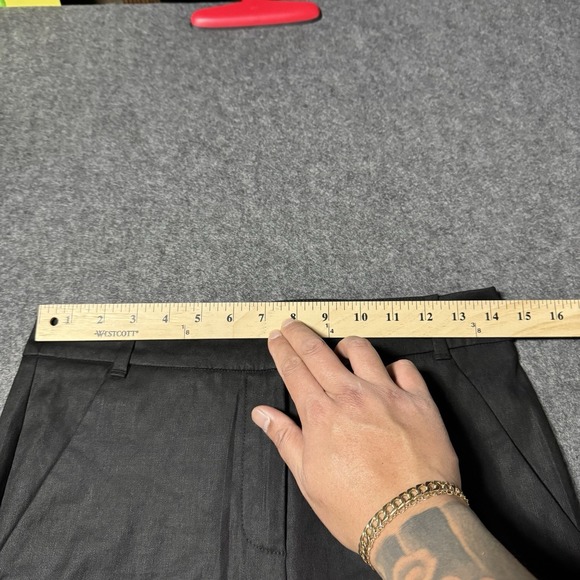 Veronica Beard Womens Linen Martin Trouser Button Snaps Size 2 Portugal Preppy - Picture 9 of 12